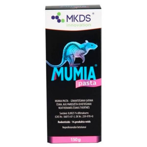 MUMIA PASTA žurku inde peļu un žurku iznīcīnāšanai 150g